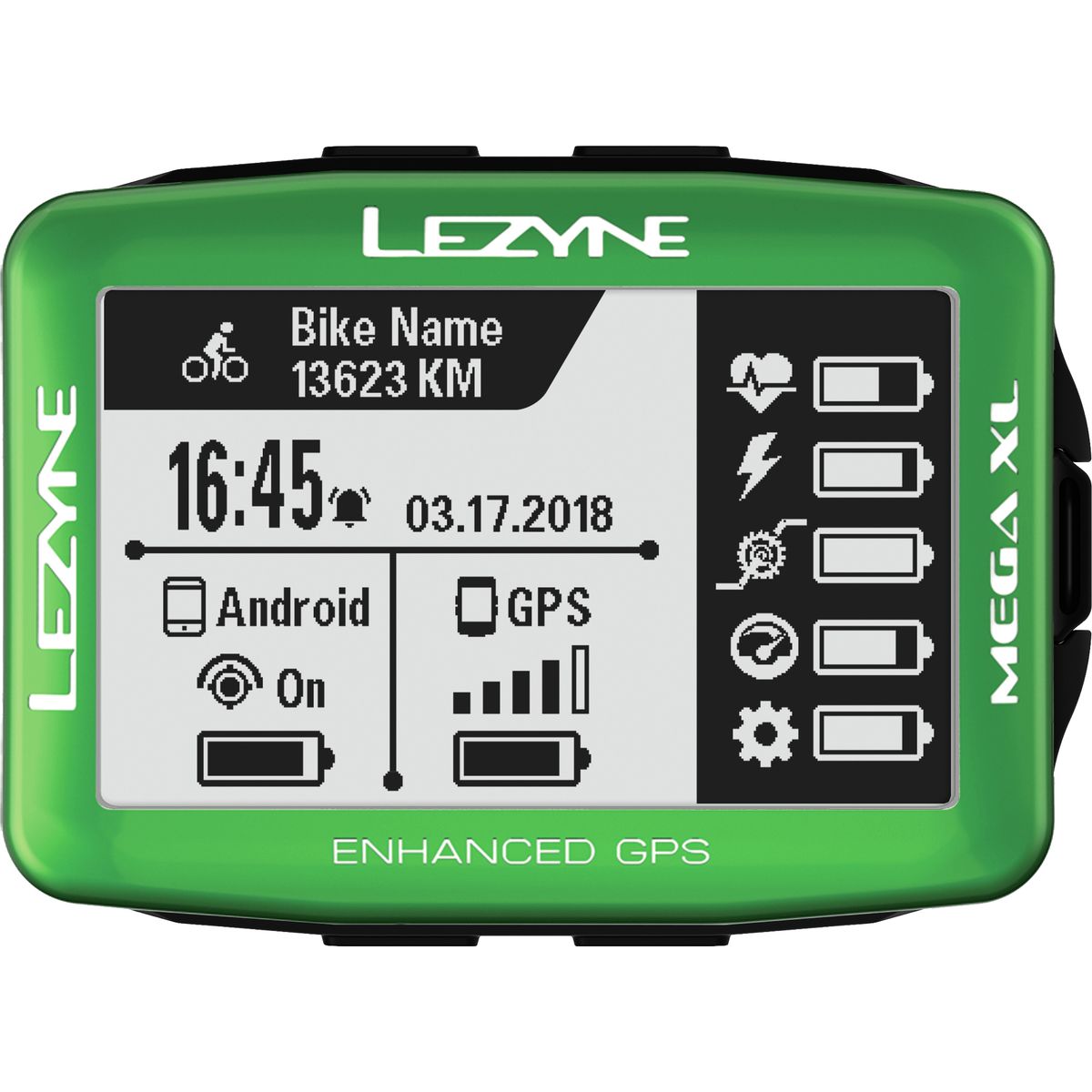 Lezyne Mega XL Limited Holiday Edition GPS Bike Computer - Men