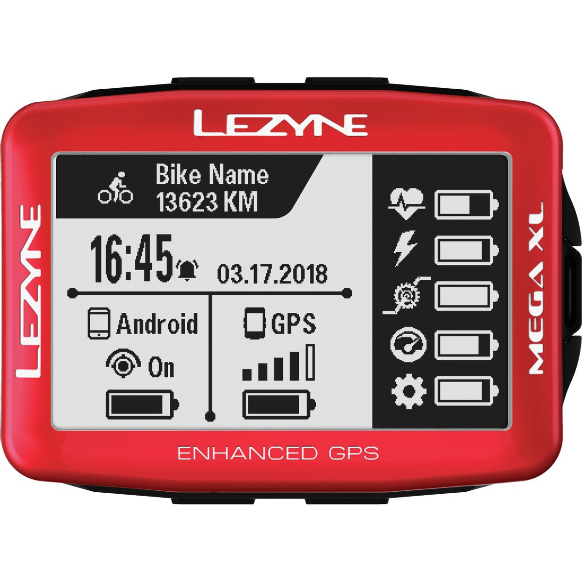 Lezyne Mega XL Limited Holiday Edition GPS Bike Computer - Men