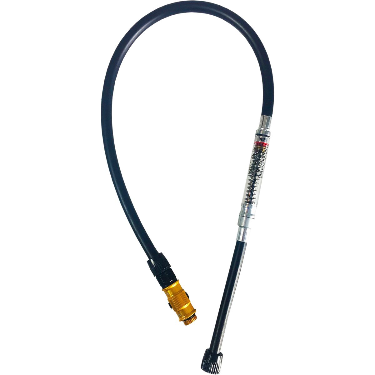 Lezyne ABS Micro Floor Drive Hose + Gauge Gold Gloss, One Size