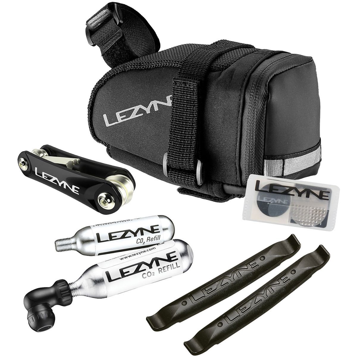 Lezyne Caddy CO2 Kit Black, One Size