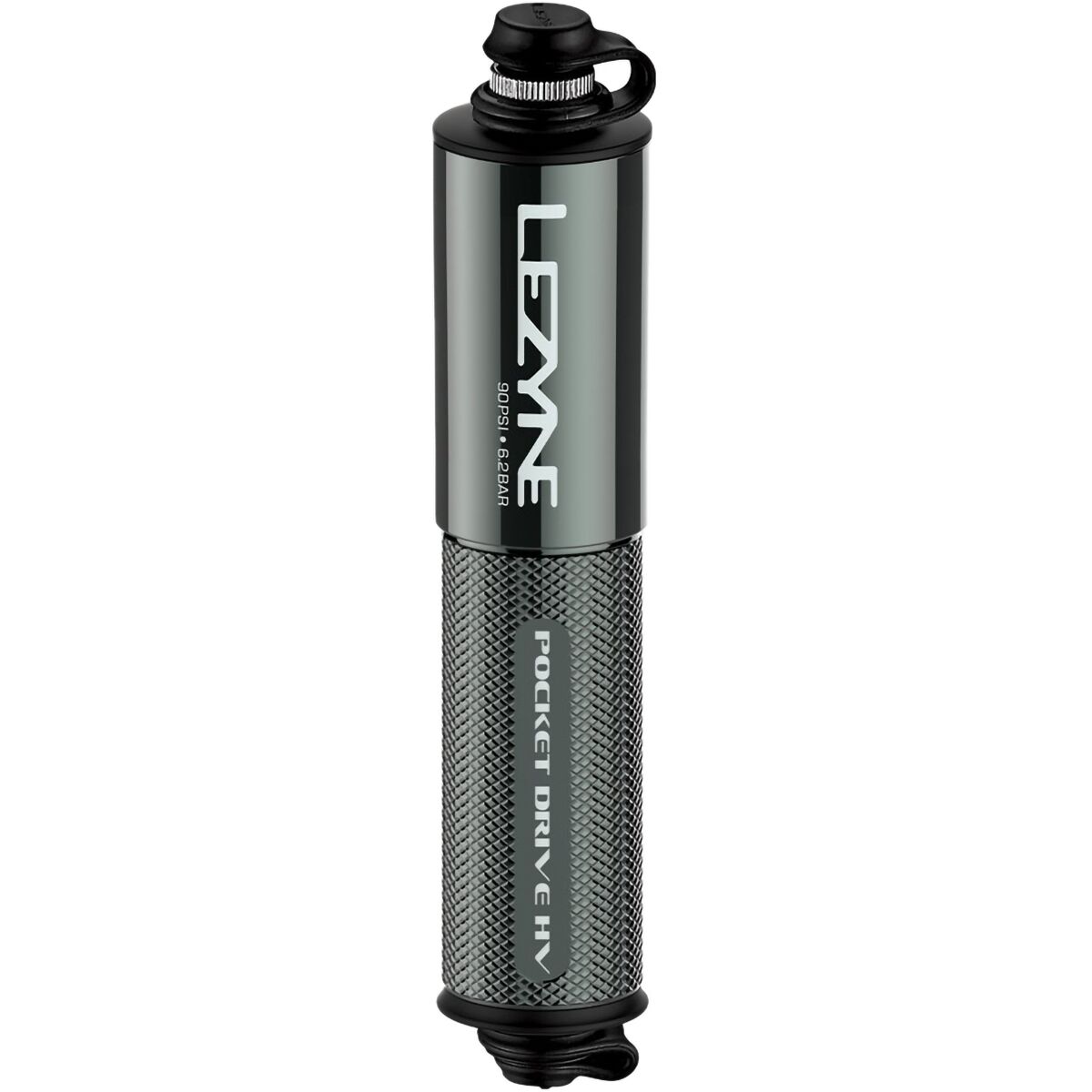 Lezyne Pocket Drive HV Pump Gunmetal, One Size