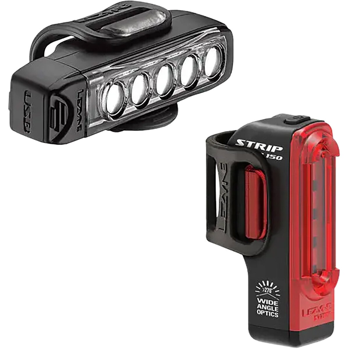 Lezyne Strip Drive Light Pair Black, One Size