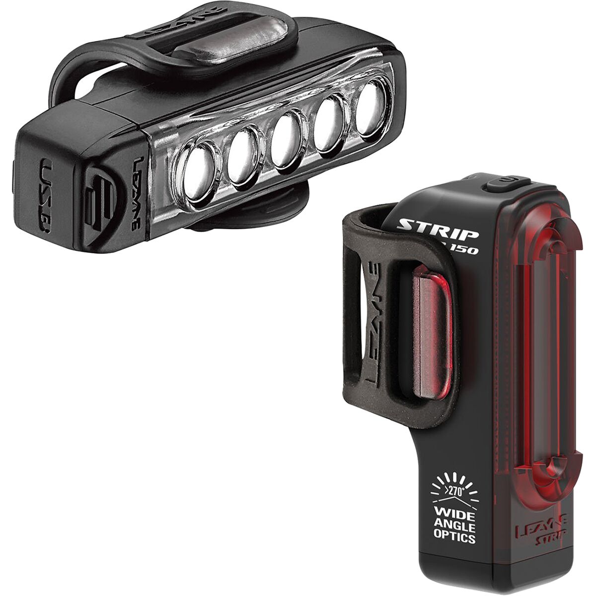 Lezyne Strip Drive Light Pair Black, One Size