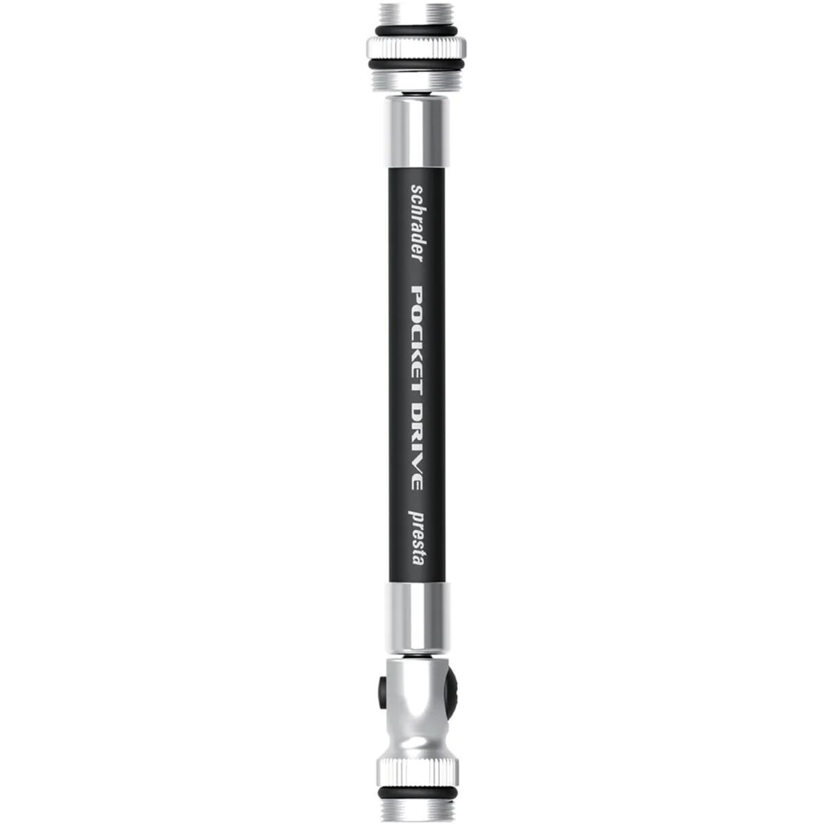 Lezyne ABS Flex Hose -Pocket Drive Black/Silver, One Size