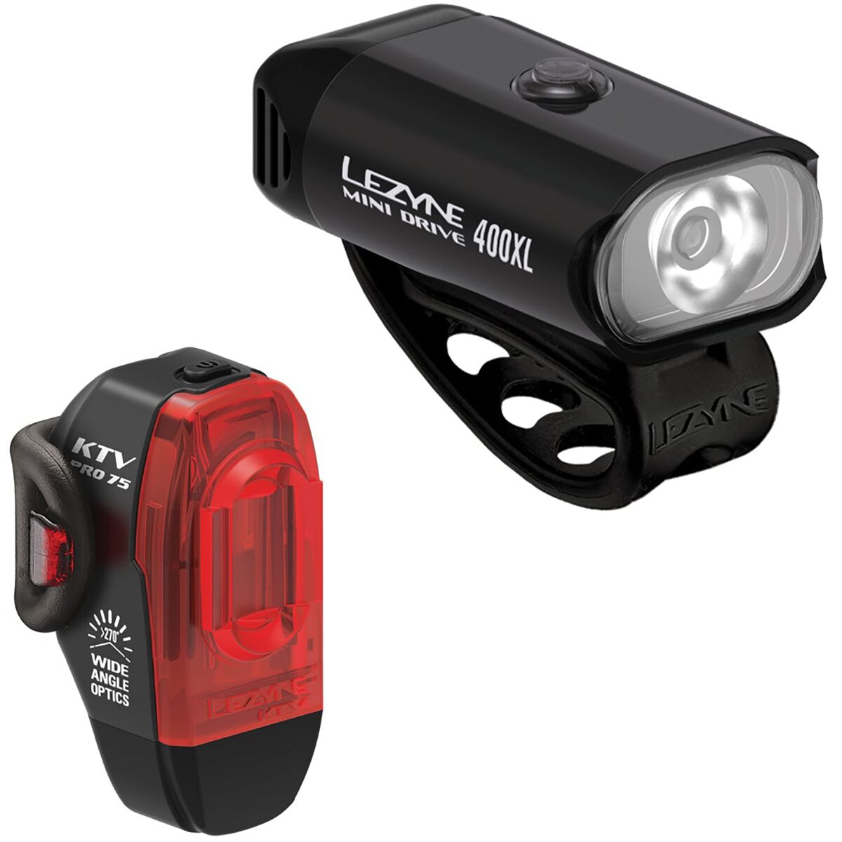 Lezyne Mini Drive 400/KTV Pro Light Set