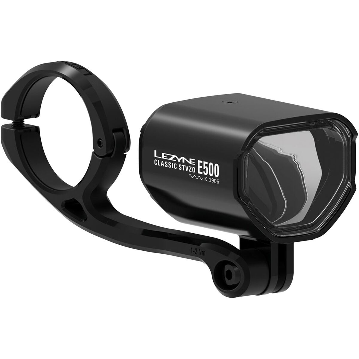 Lezyne Lezyne Fusion STVZO E500 E-Bike Headlight Satin Black, Center Mount