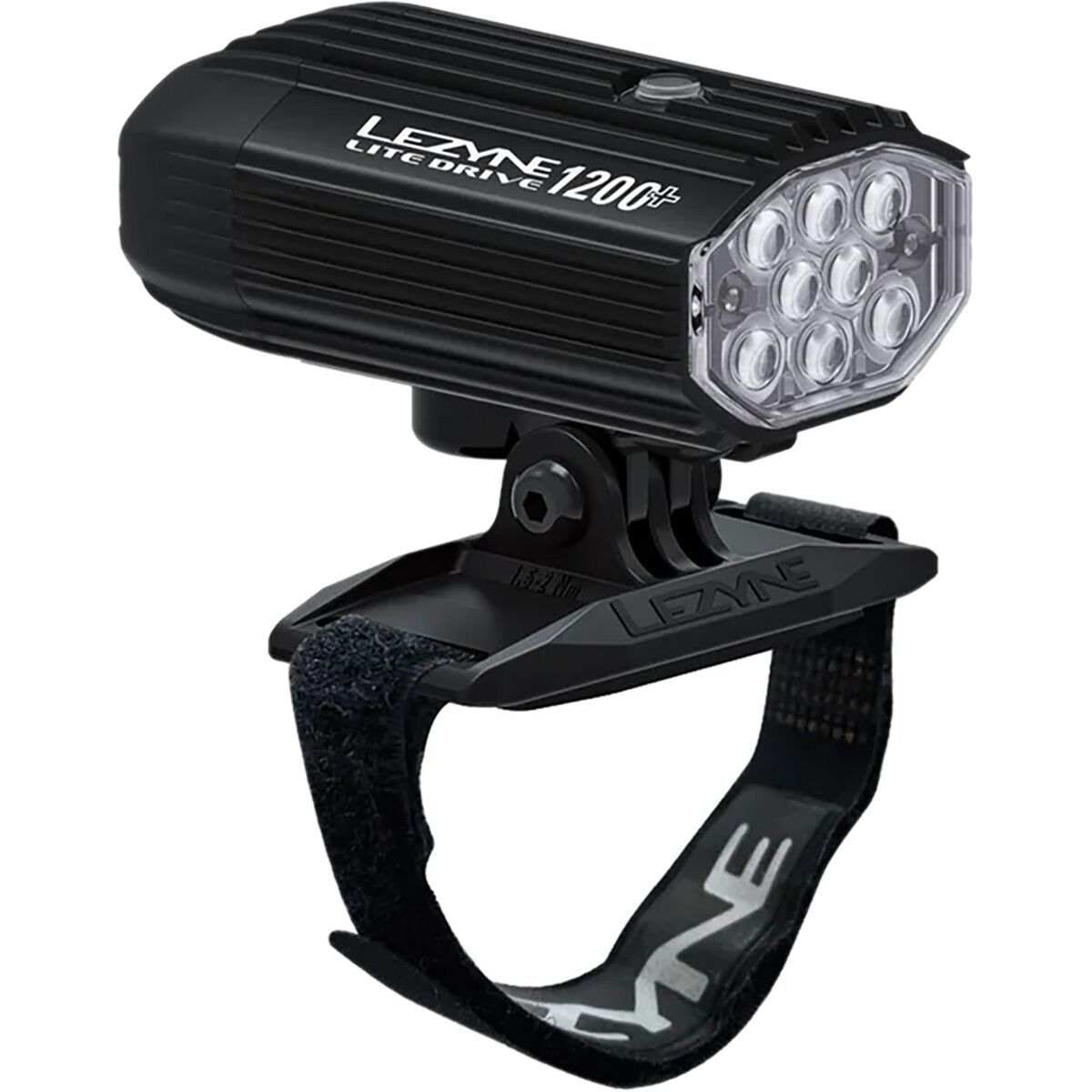 Lezyne Helmet Lite Drive 1200 Plus Headlight Satin Black, One Size