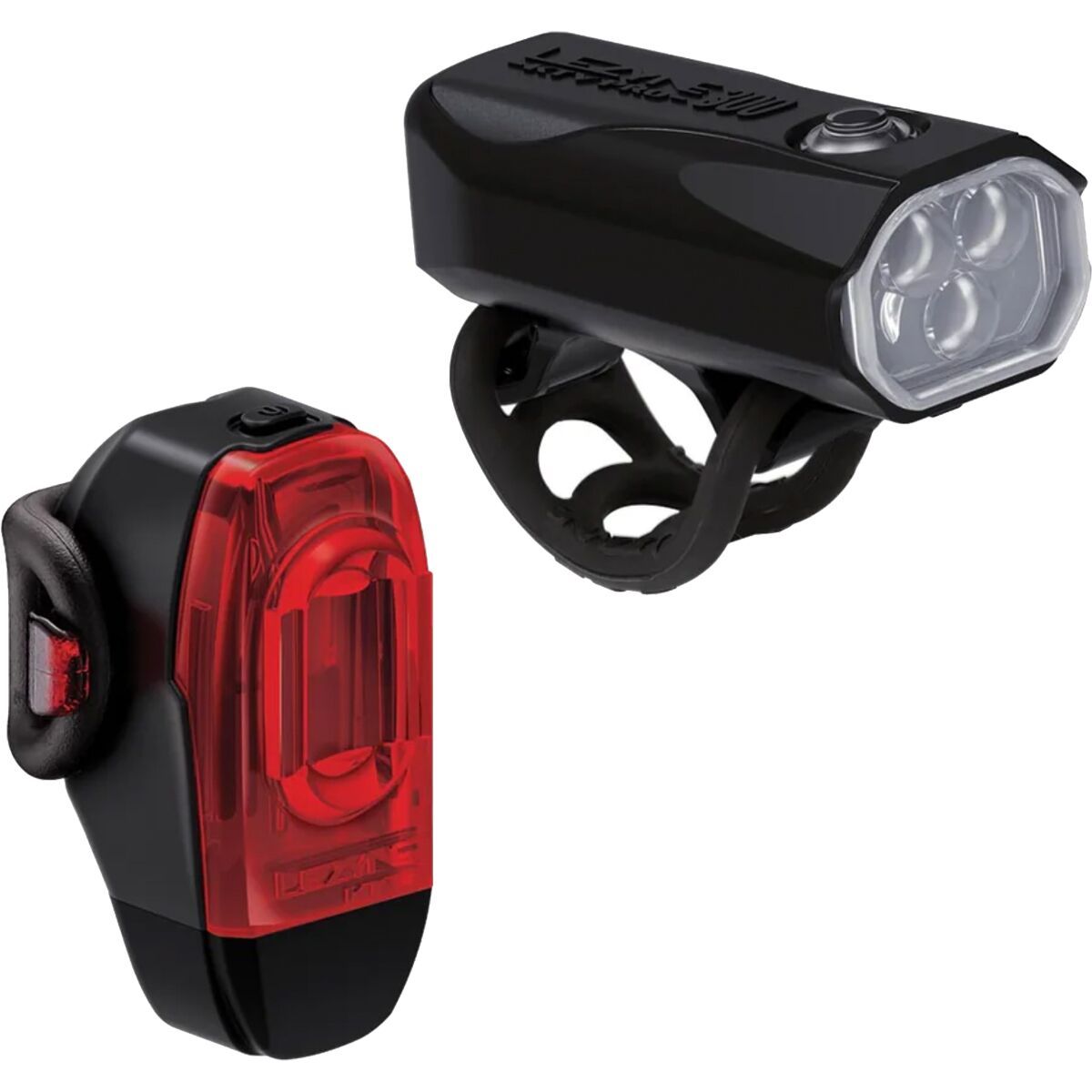 Lezyne KTV Drive Pro 300 Plus + KTV Drive Plus Light Pair Black/Black, One Size