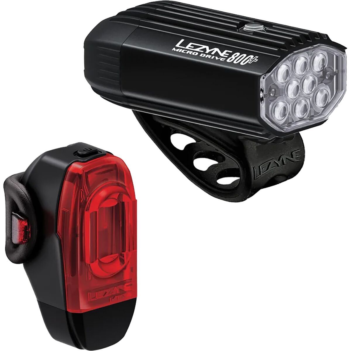 Lezyne Lezyne Micro Drive 800 Plus + KTV Drive Plus Light Pair Satin Black/Black, One Size