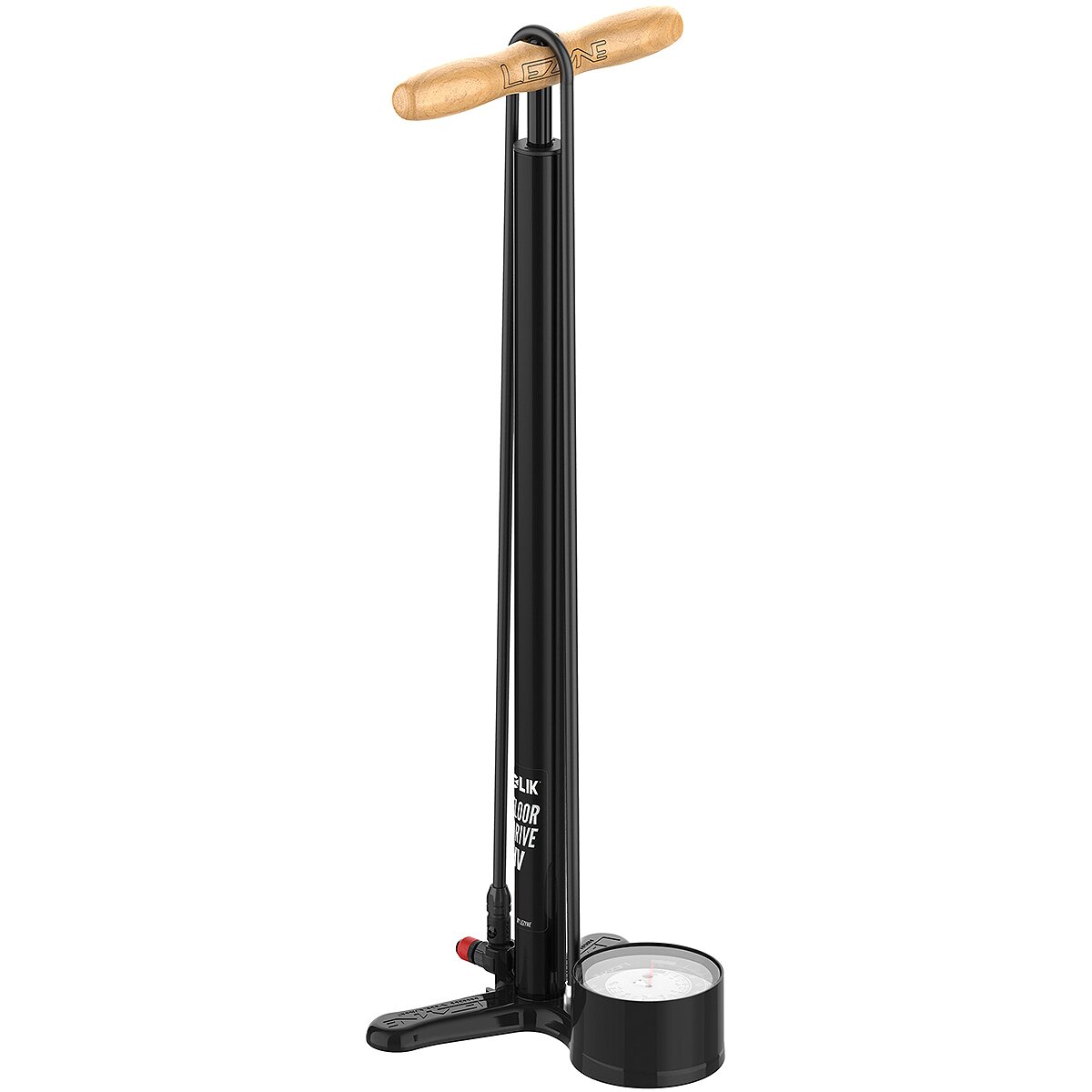 Lezyne Clik Floor Drive - HV Black, One Size