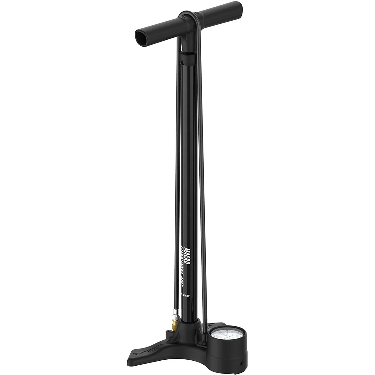 Lezyne Macro Floor Drive - ABS Flip Chuck Black, One Size