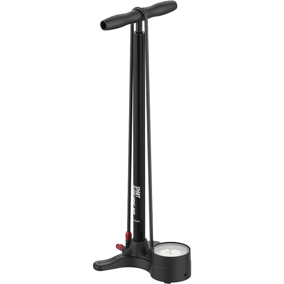 Lezyne Lezyne Sport Floor Drive 3.5 Black, Dual Valve