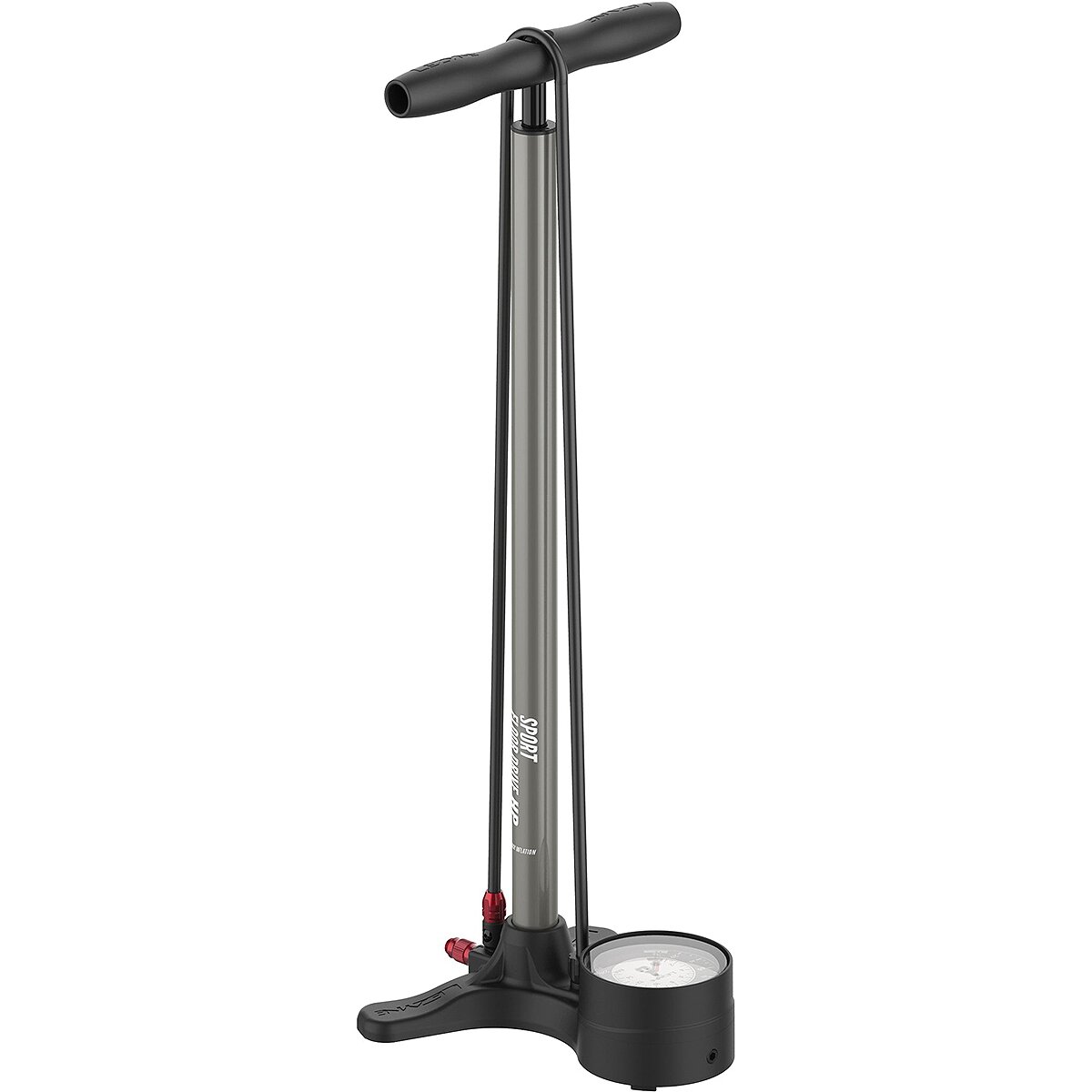 Lezyne Sport Floor Drive 3.5 Flat Grey, ABS-1 Pro