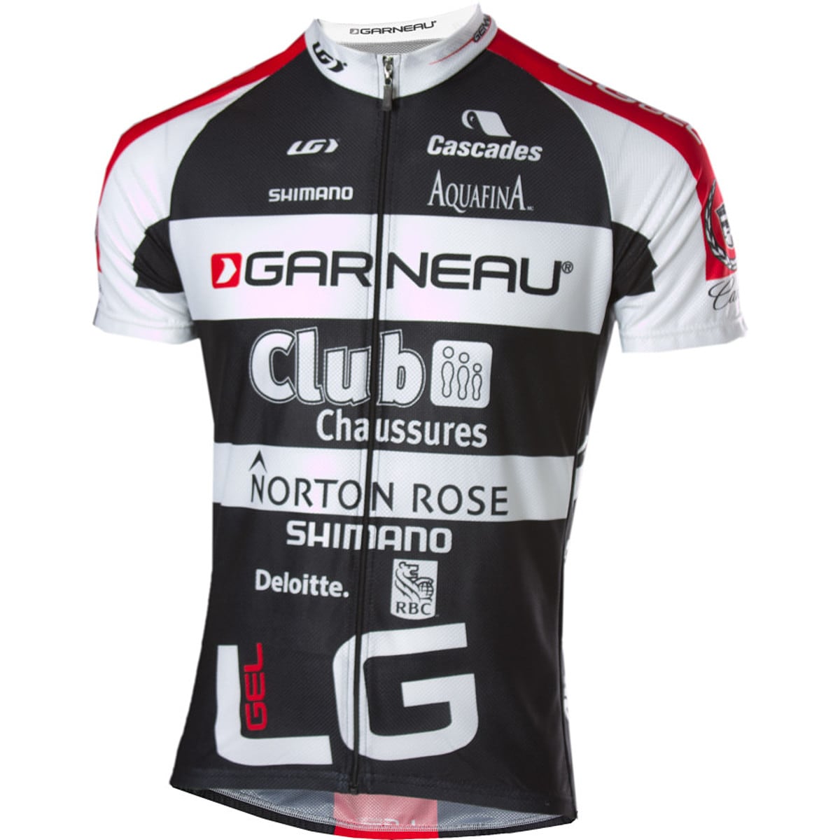 Louis Garneau Short Sleeve Cycling Jersey Mens Full Zip Bicycle LG