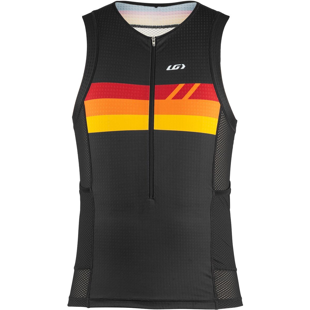 Louis Garneau Louis Garneau Vent Tri Sleeveless CF Jersey - Men's Rouge Orange, S