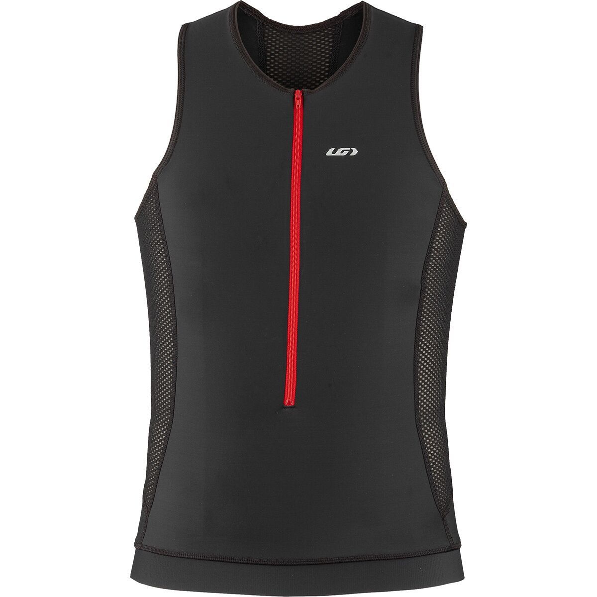 Louis Garneau Louis Garneau Sprint Tri Sleeveless Jersey - Men's Black/Red, S