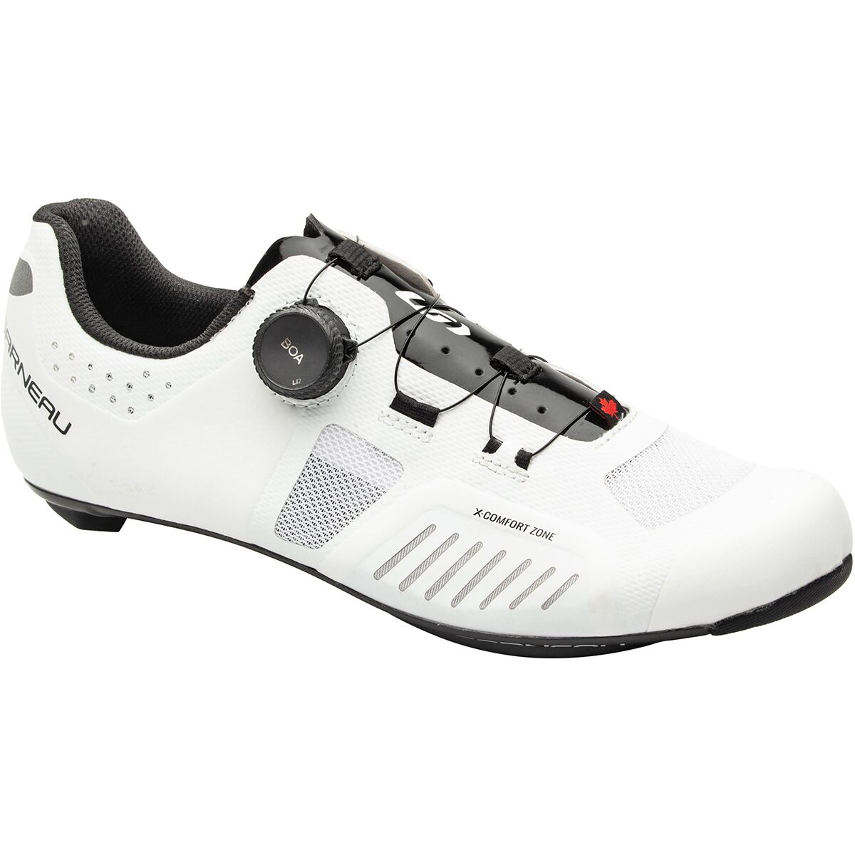  Louis Garneau Carbon LS-100 Men's Cycling Shoe: White 44.5