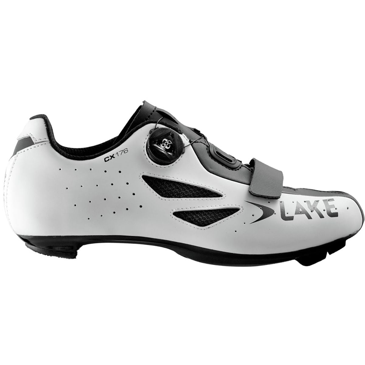 Details about   LAKE CX176 Black Grey ROAD CYCLING SHOES NEW 