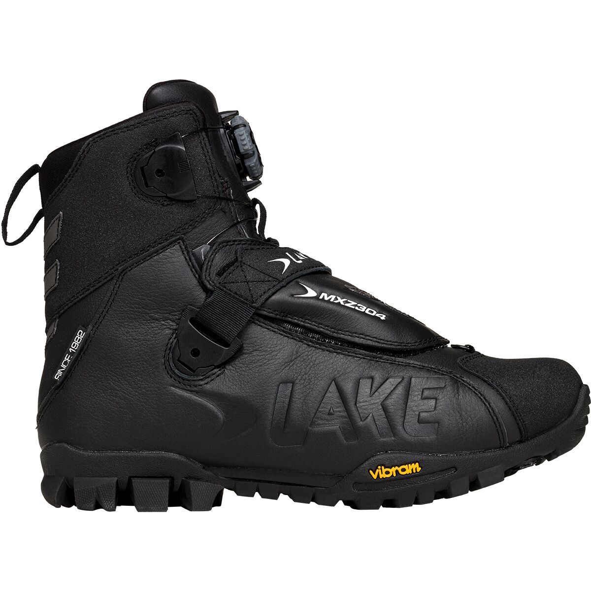 Lake MXZ304 Mountain Bike Shoe - Men's Black, 50.0