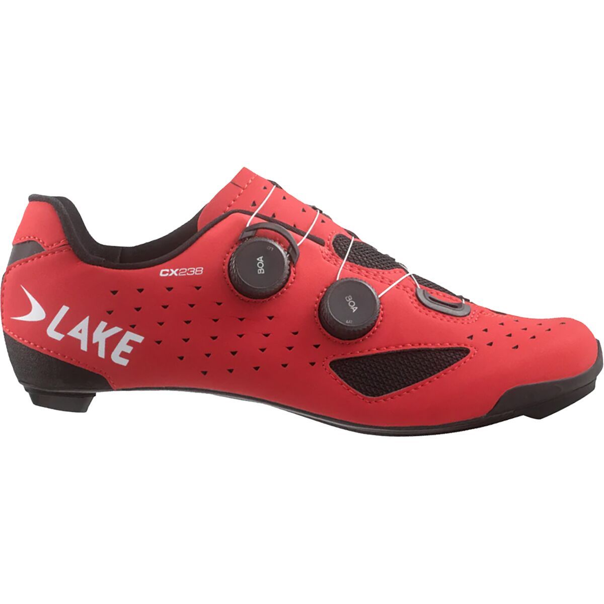 Red and black cycling shoes hot sale