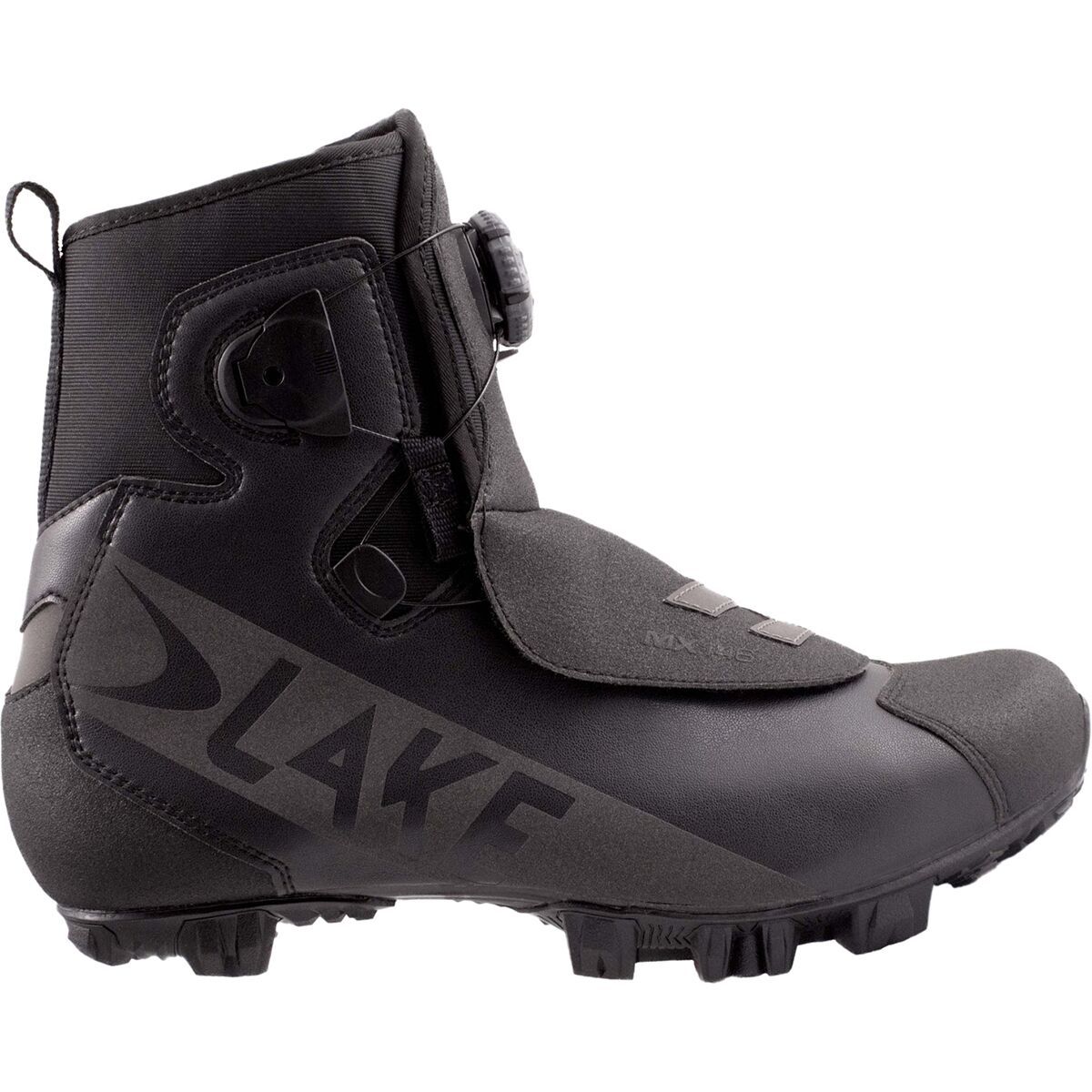 Lake MX146 Cycling Shoe - Men's Black/Black Reflective, 38.0