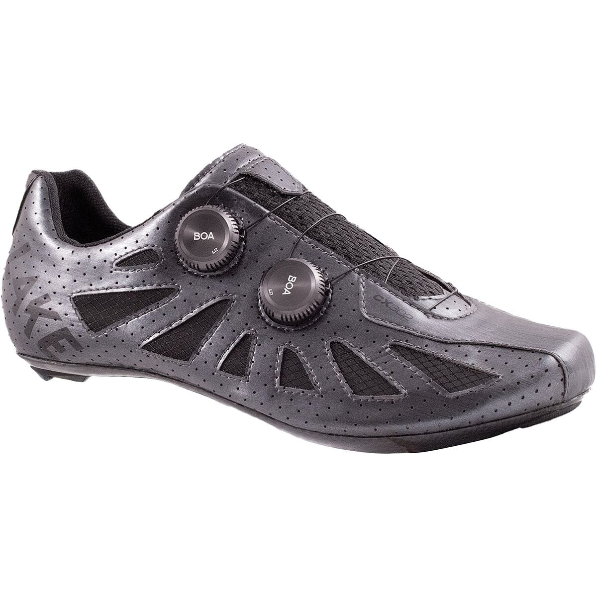 Lake CX302 Extra Wide Cycling Shoe - Men's Metal/Black, 43.5