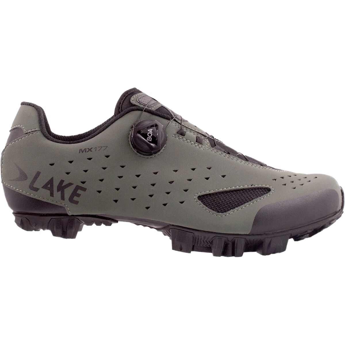 Lake MX177 Cycling Shoe - Men's Beetle/Black, 39.0