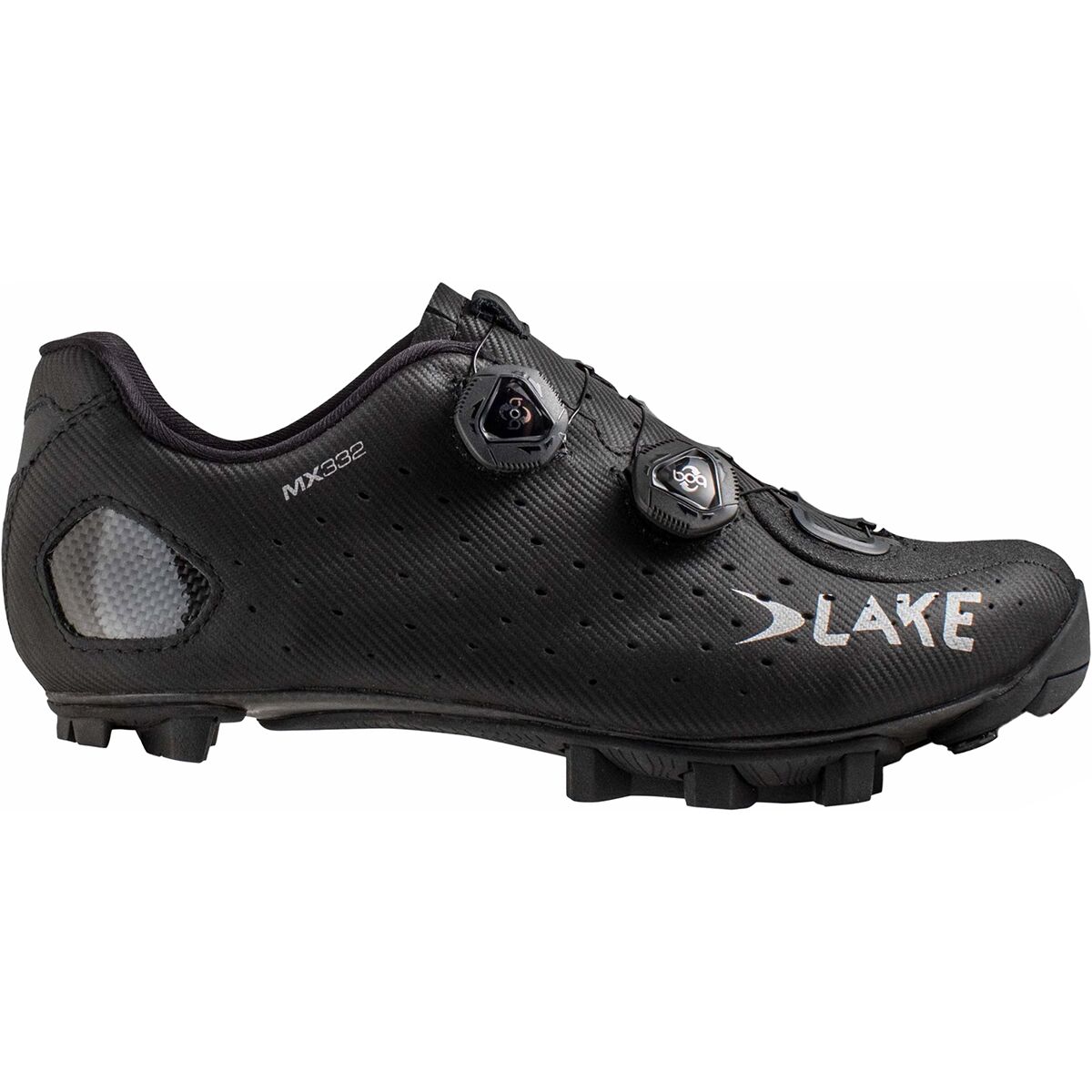 Lake MX332 Cycling Shoe - Women's Black/Silver, 39.0