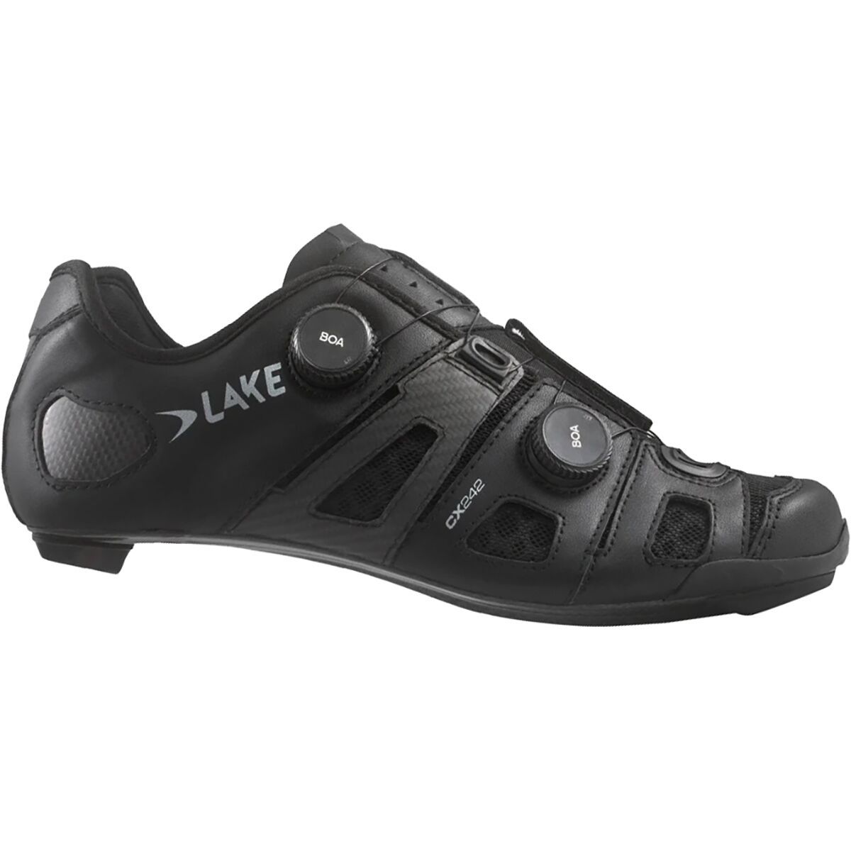 Lake Lake CX242 Cycling Shoe - Men's Black/Silver, 40.0