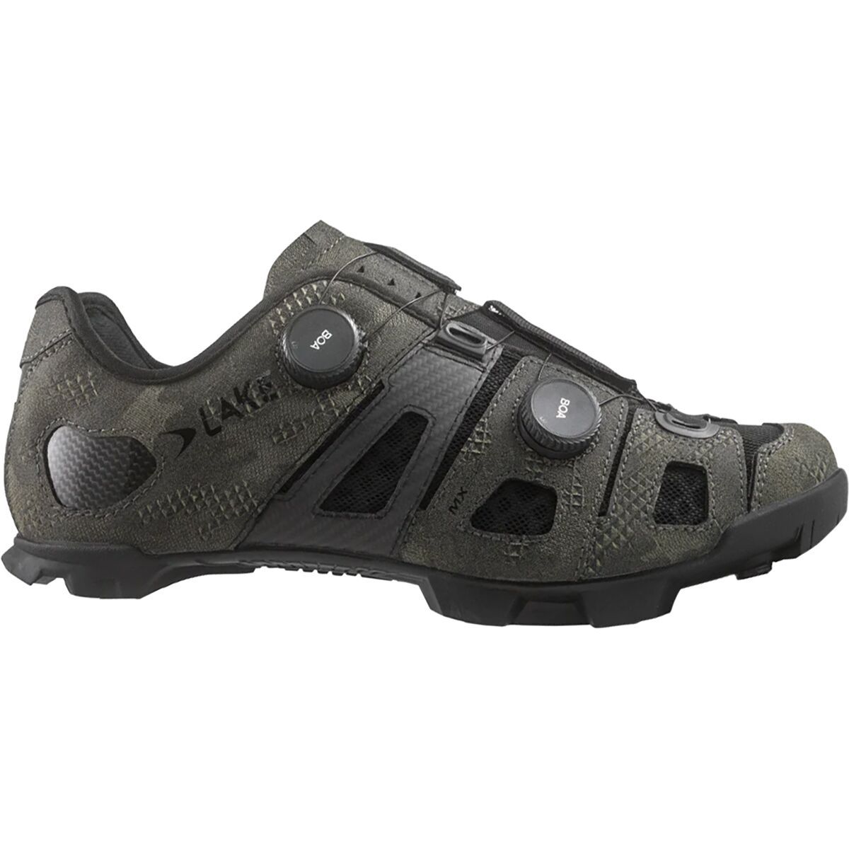Lake MX242 Endurance Cycling Shoe - Men's Bio Camo/Black, 47.0