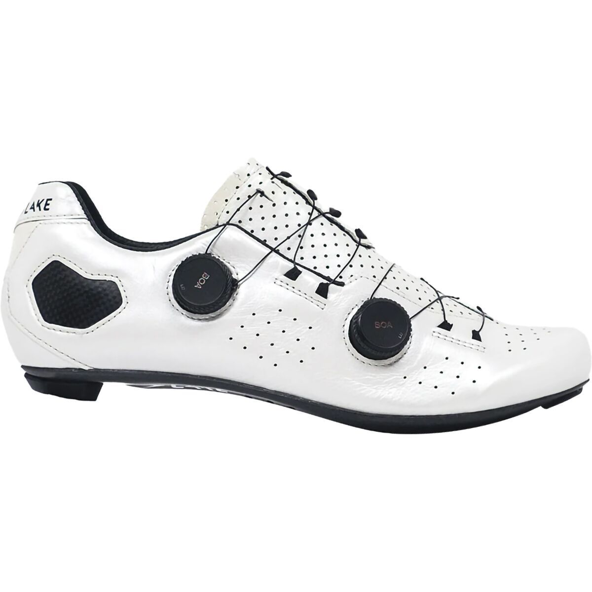 Lake CX333 Regular Cycling Shoe - Men's White/Black, 48.0