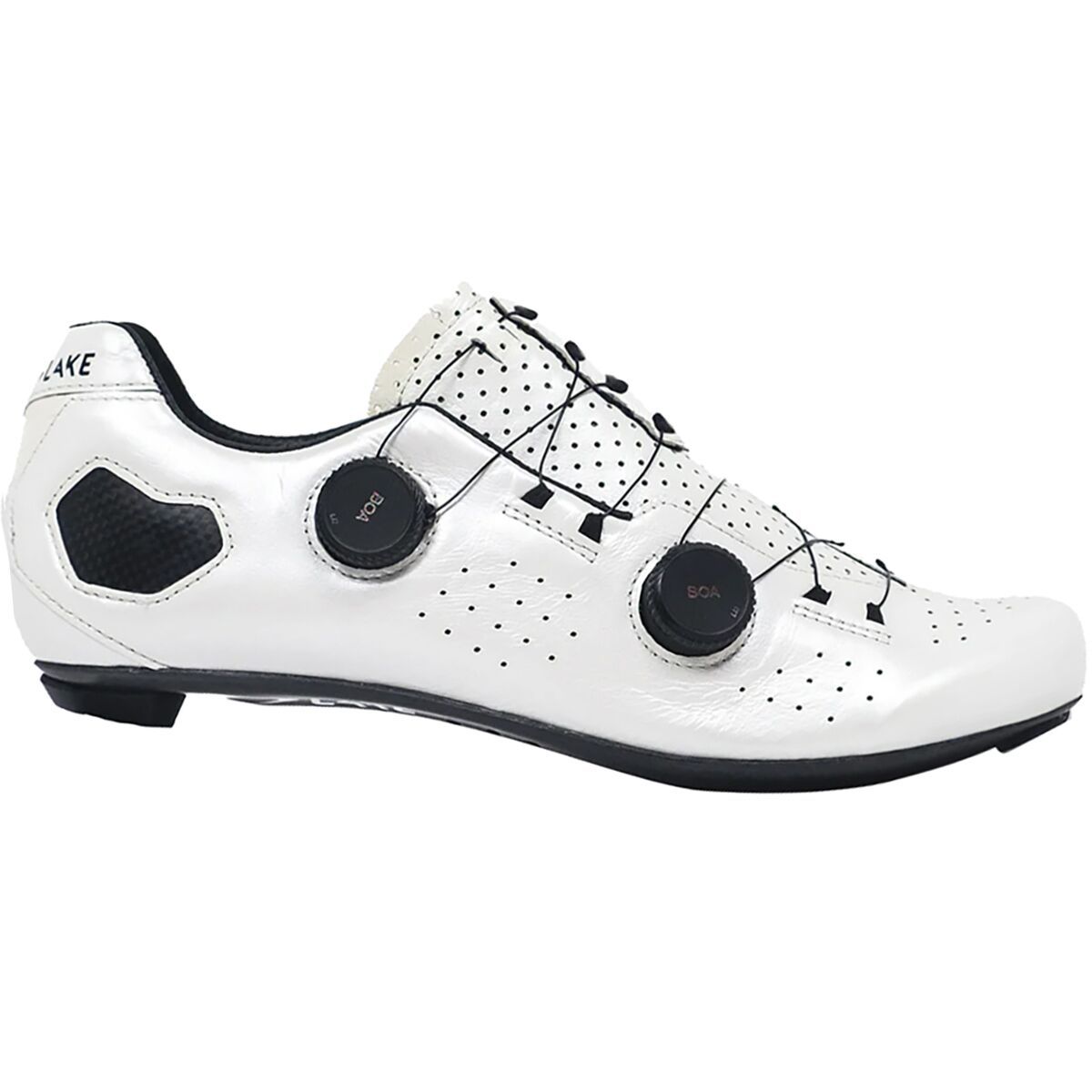 Lake Lake CX333 Narrow Cycling Shoe - Men's White/Black, 46.0