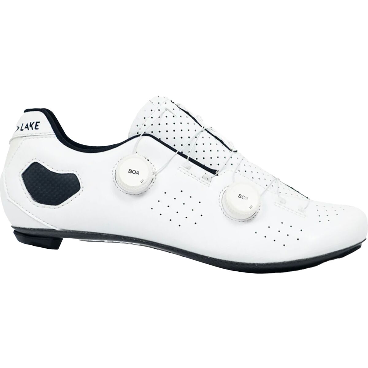 Lake CX333 Wide Cycling Shoe - Men's White/White Clarino, 47.0