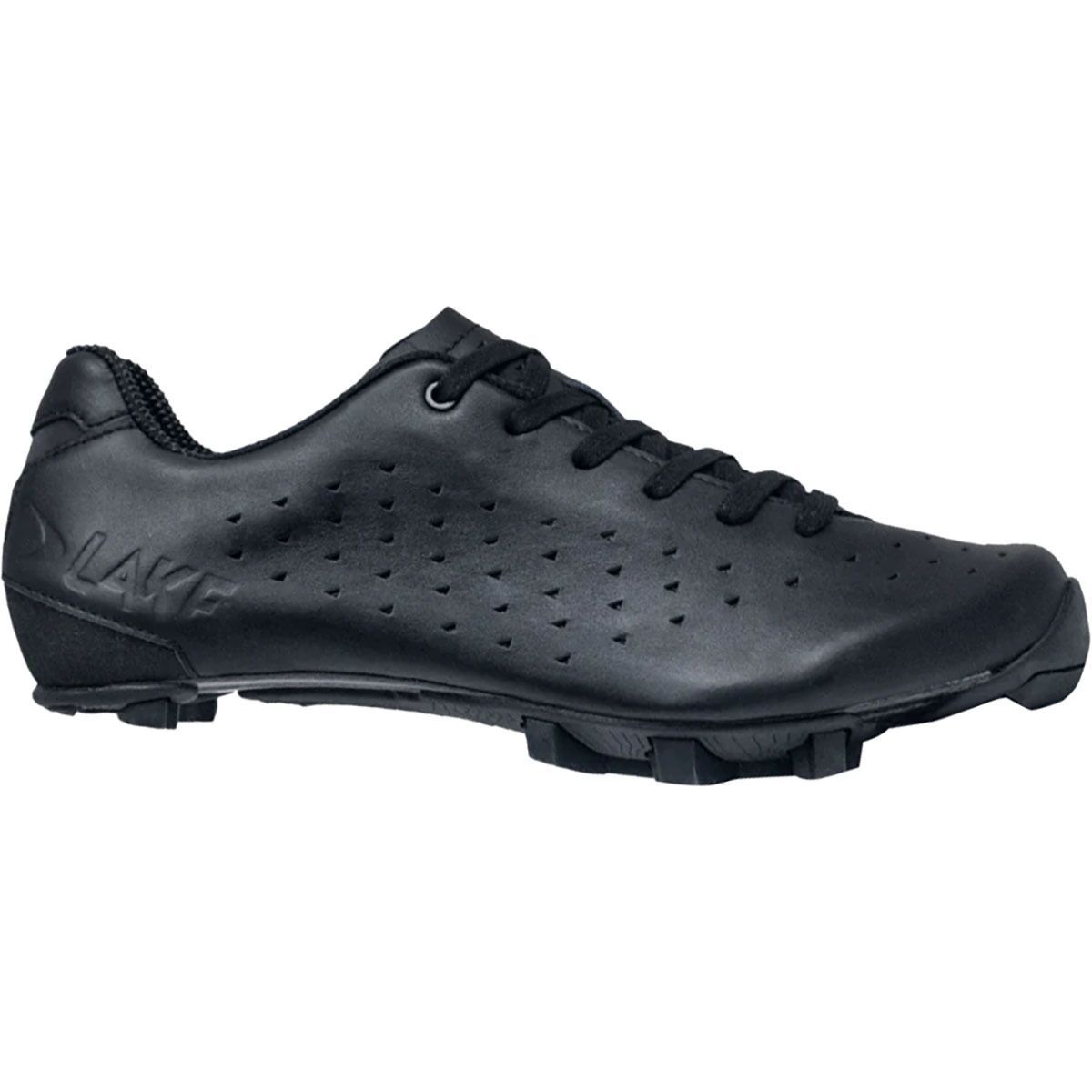 Lake MX21G-X Wide Mountain Bike Shoe - Men's Black/Black, 41.0