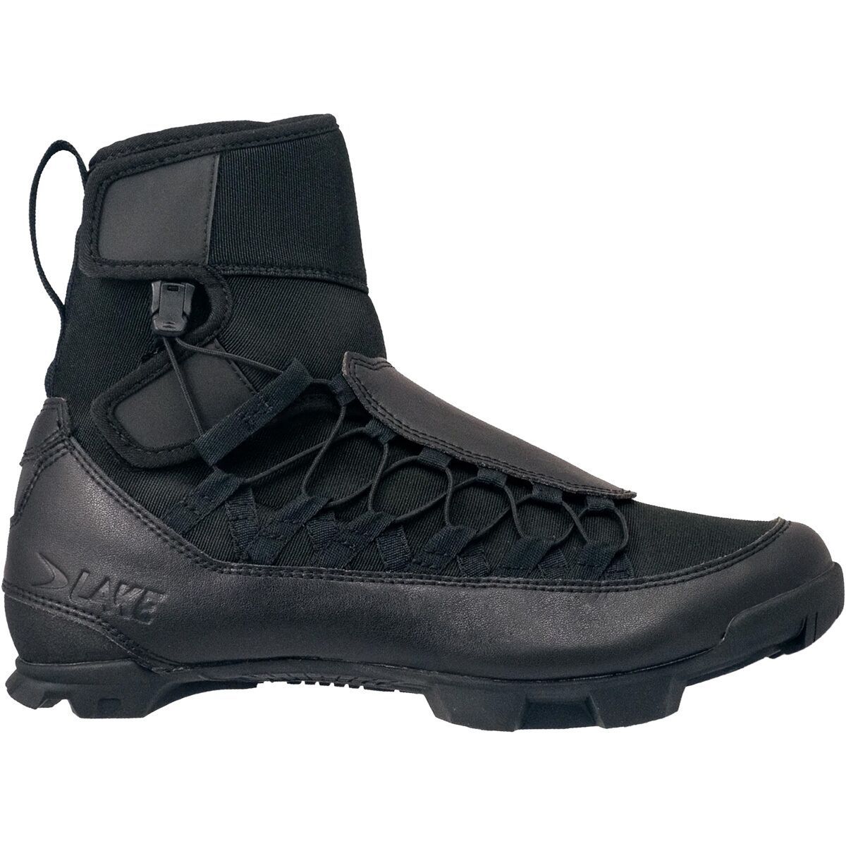 Lake Lake MXZ21 Wide Mountain Bike Shoe Black/Black, 41.0 - Men's