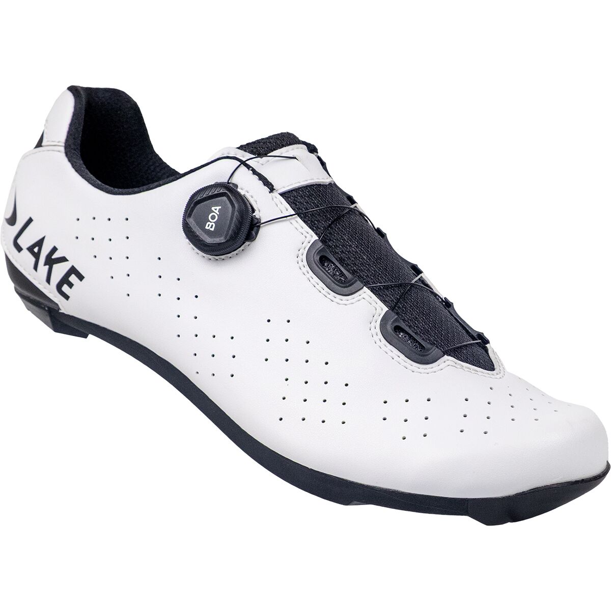 Lake Lake CX178 Wide Cycling Shoe White/Black, 40.0