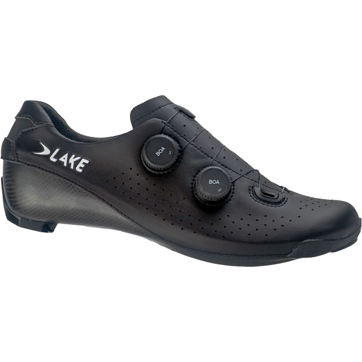 Lake CX400 Wide Cycling Shoe - Men's Black/White, 48.0
