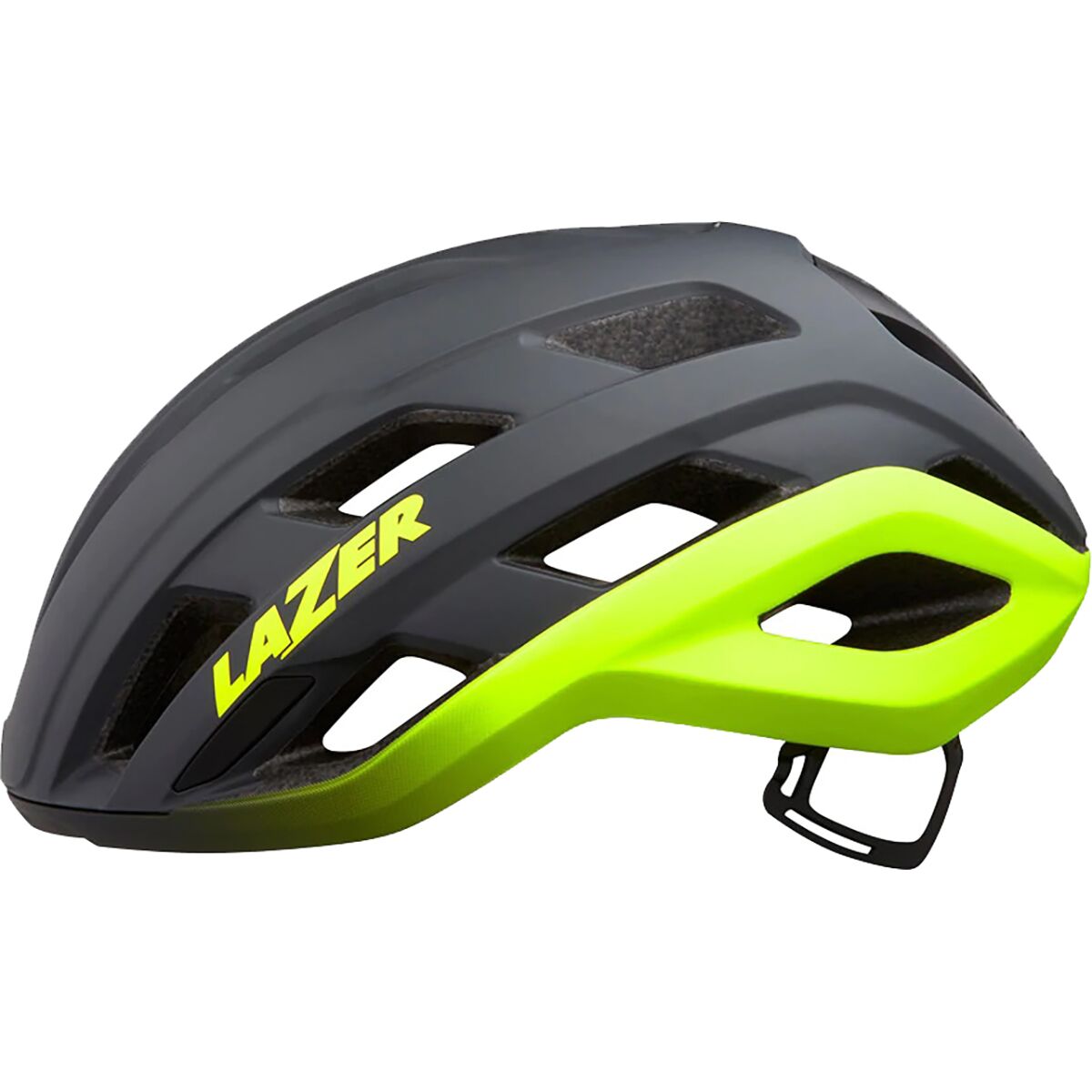 Lazer Strada Kineticore Helmet Matte Grey Flash Yellow, S