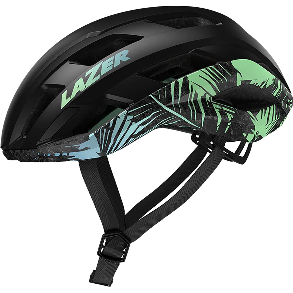 Lazer Strada Kineticore Helmet Matte Tropical Leaves, M
