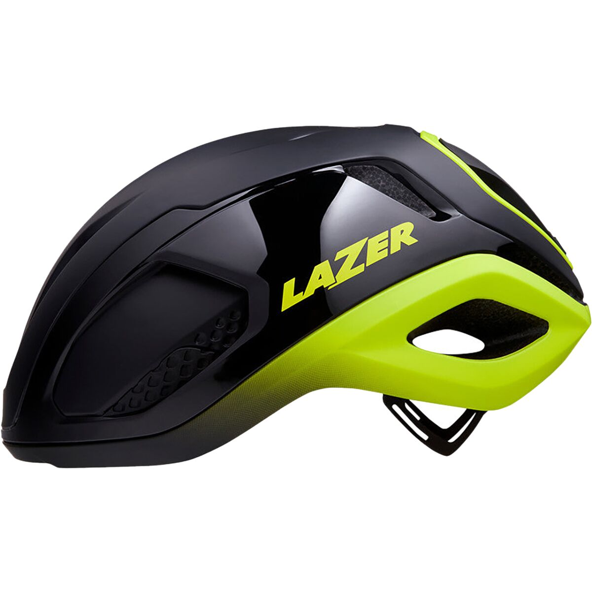 Lazer Vento Kineticore Helmet in Black Flash Yellow - Size: Small