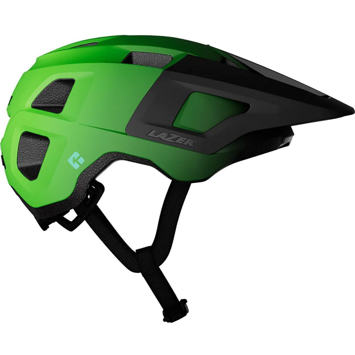 Lazer Lazer Finch Kineticore Helmet - Kids' Matte Black Acid, One Size