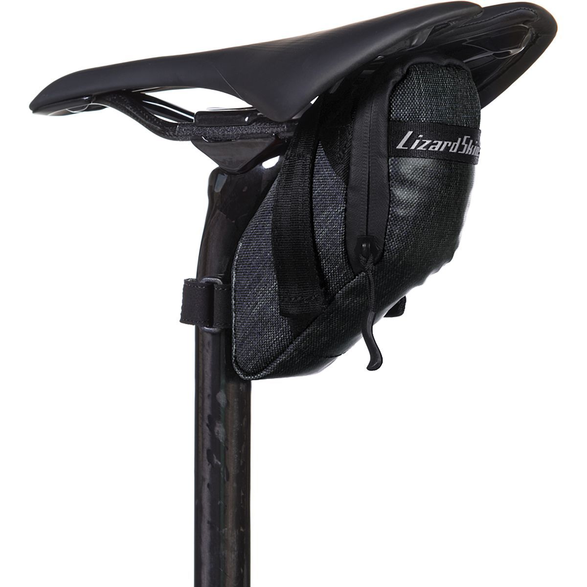 Lizard Skins Cache Saddle Bag Jet Black, One Size