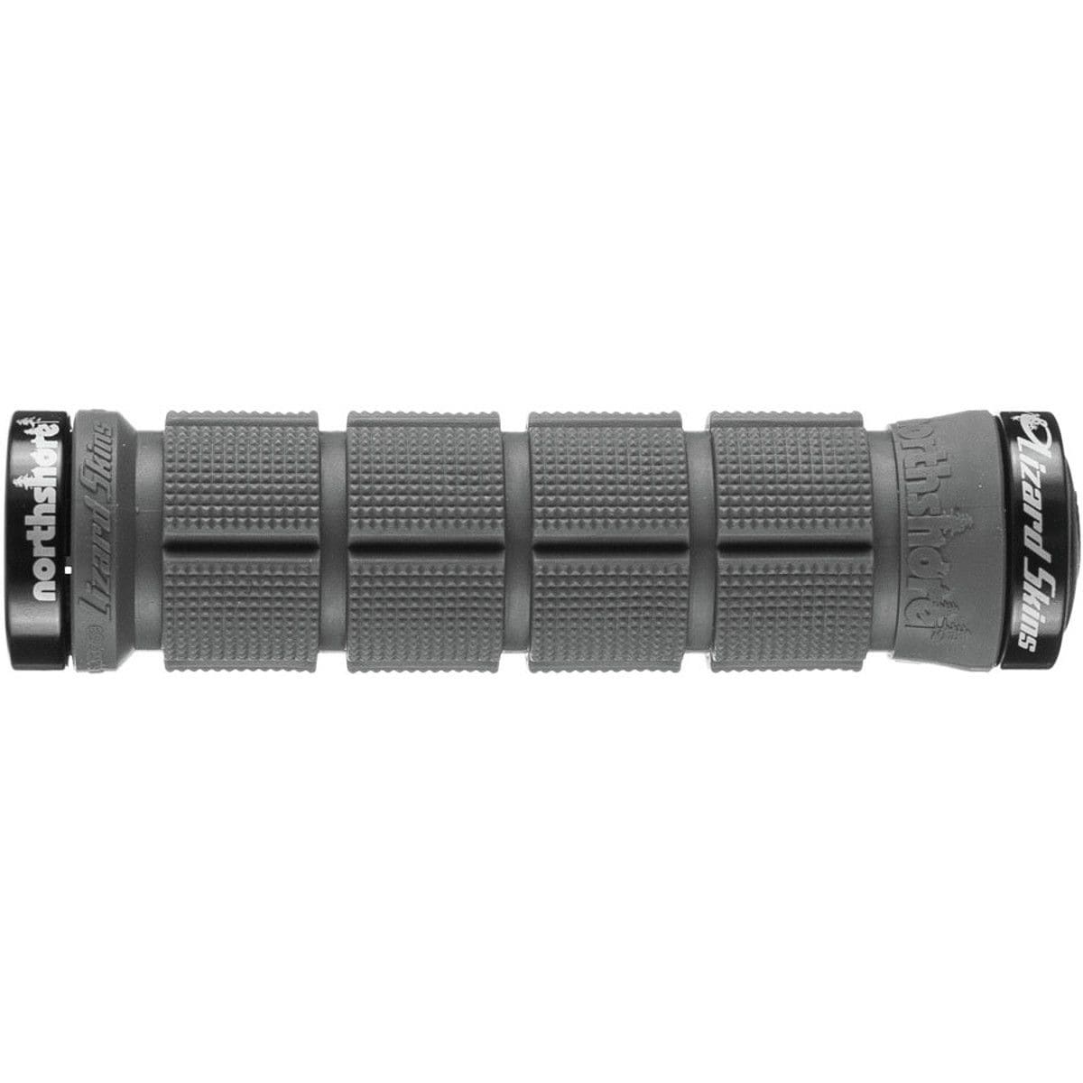 Lizard Skins Northshore Lock-On Grip Graphite W/ Black Clamps, One Size