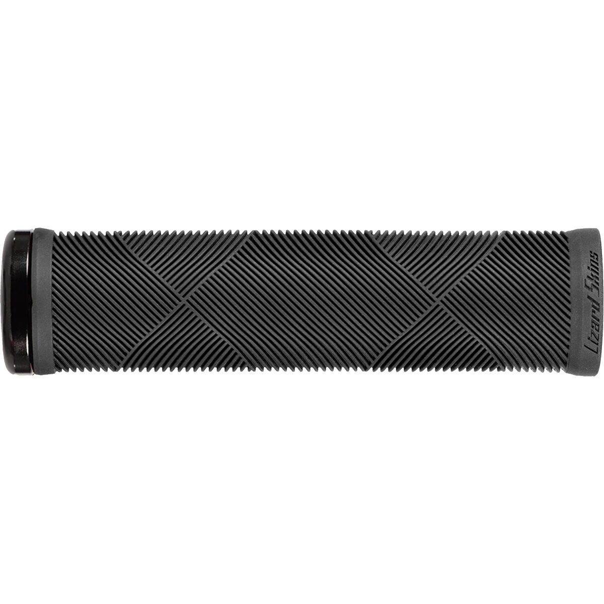 Lizard Skins Strata Lock-On Grips - Jet Black, Set, 135mm