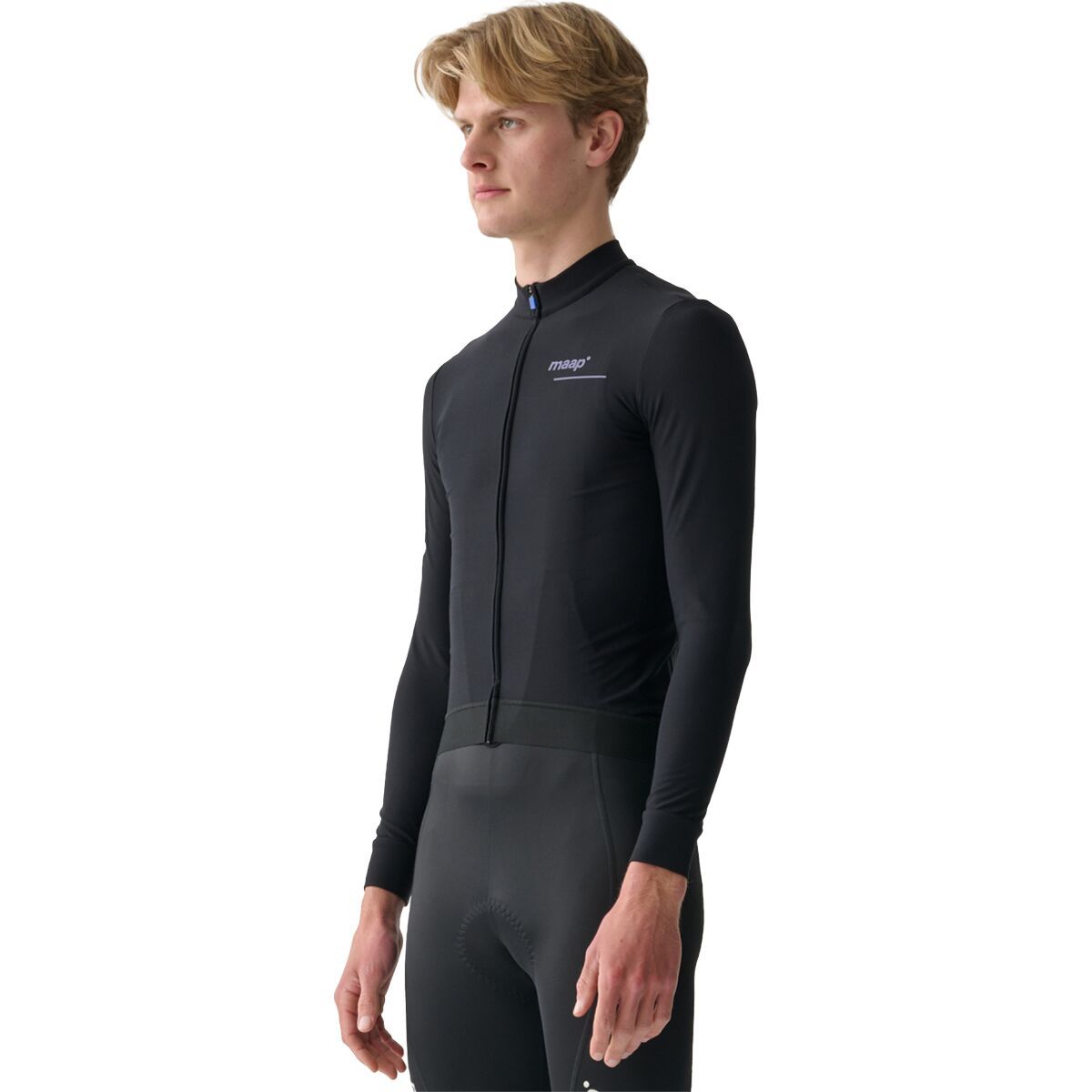 MAAP Training Thermal Long-Sleeve Jersey 2.0 - Men's Black/Lavender, L