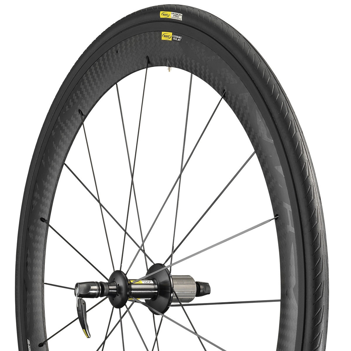 briefpapier Polijsten Overblijvend Mavic Cosmic Carbone SLE Carbon Road Wheelset - Clincher - Components