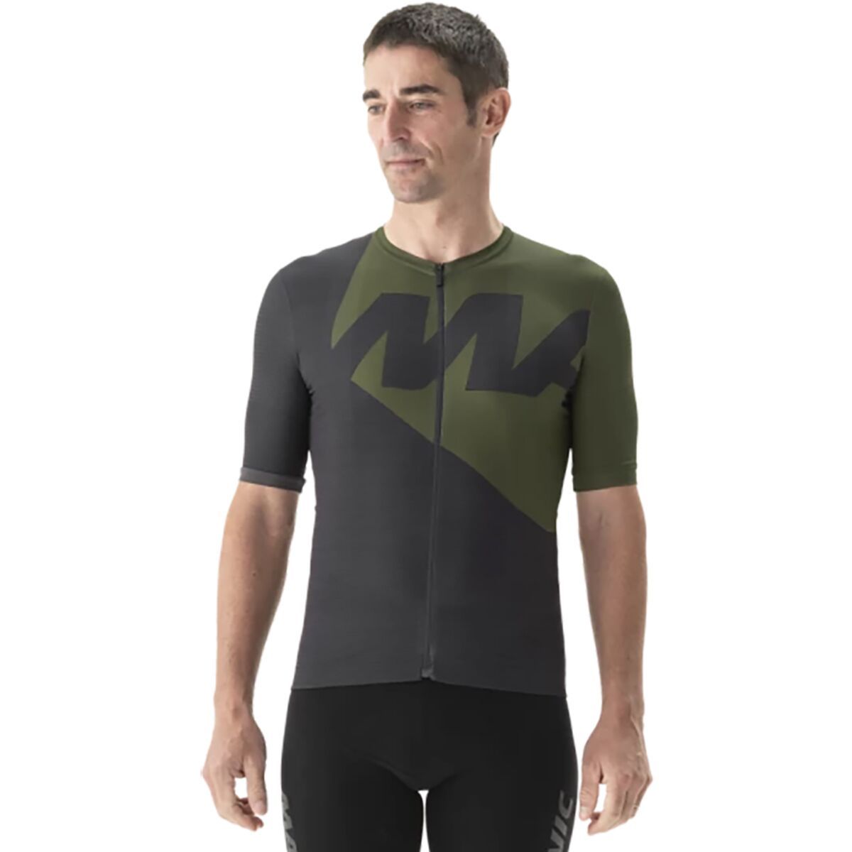 Mavic Mavic Aksium Graphic Jersey - Men's Carbone/Olive, S