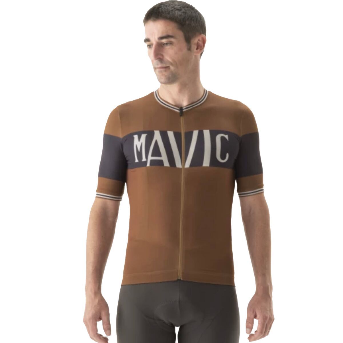 Mavic Heritage Jersey - Men's Bronze/Black, M