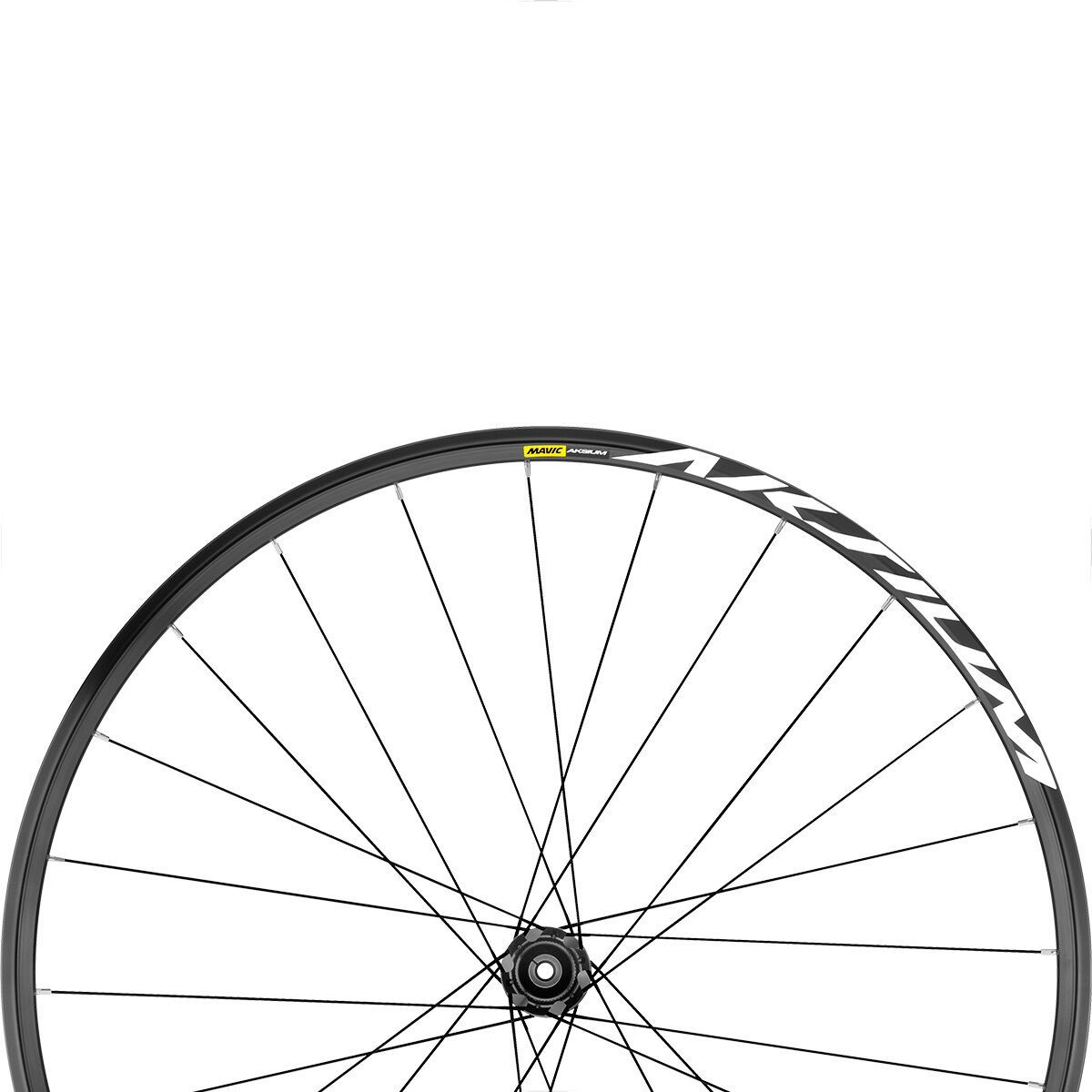 Mavic Aksium INT Wheel Black, 6 Bolt, Front, 12x100mm