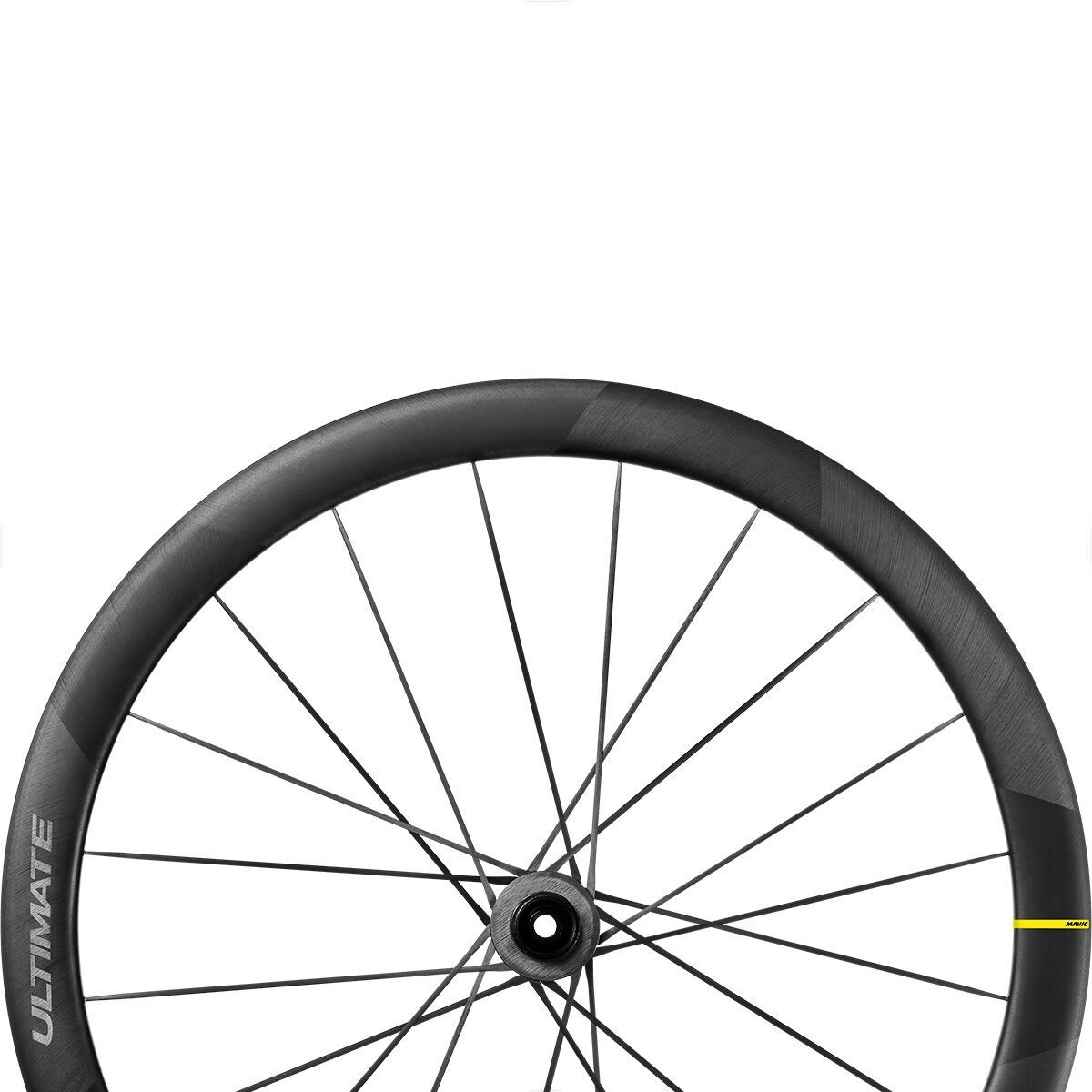 Mavic Cosmic Ultimate UST Carbon Wheel Black, Front, 12x100mm